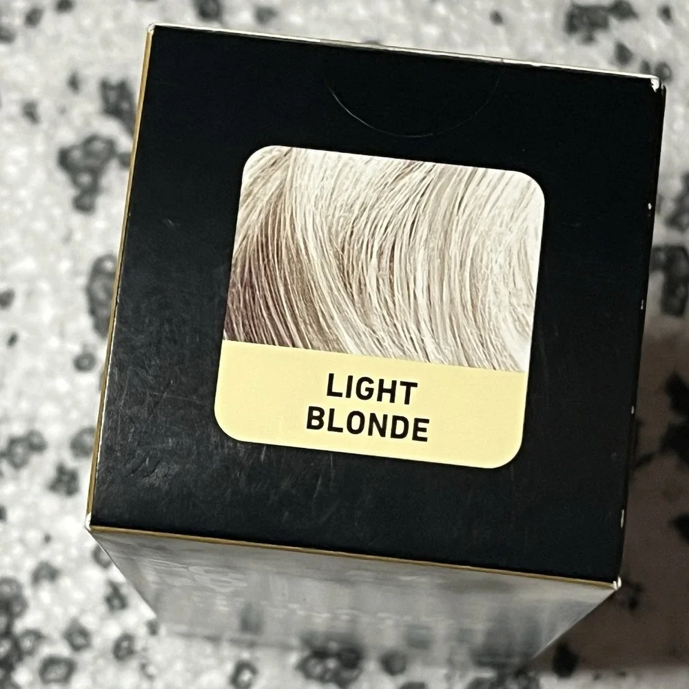 BOLDIFY Root Touch Up Powder with Brush, Covers Thinning Hair Grays Light Blonde